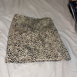 brandy melville cheetah skirt